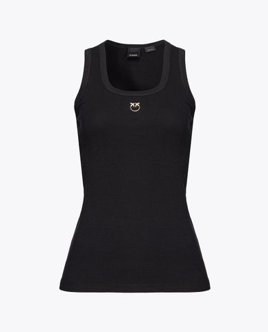  PINKO - Áo sát nách nữ phom ôm Calcolatore 