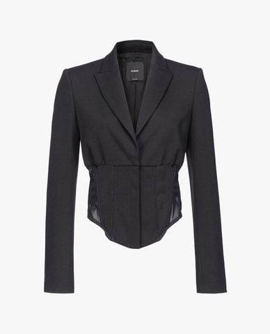  PINKO - Áo khoác nữ phom ôm Goldrake Giacca 