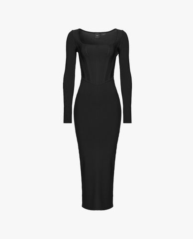  PINKO - Đầm body midi tay dài Cavallo 
