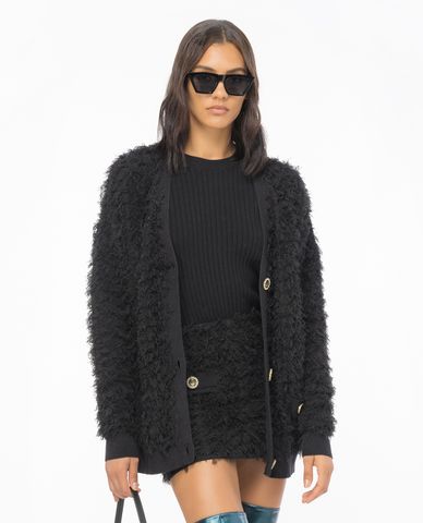  PINKO - Áo khoác cardigan nữ cổ V tay dài Pecora 