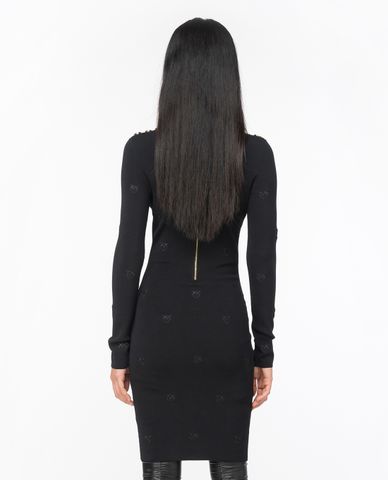  PINKO - Đầm body midi cổ V tay dài Drago 