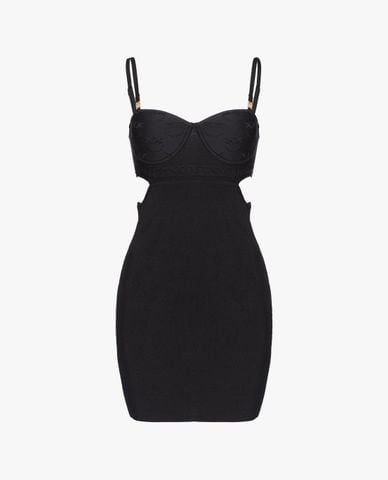  PINKO - Đầm cut out mini Grizzly 