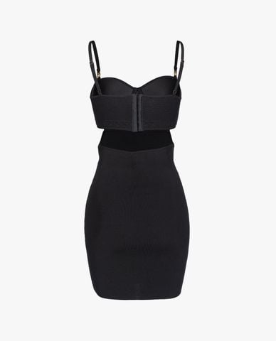  PINKO - Đầm cut out mini Grizzly 