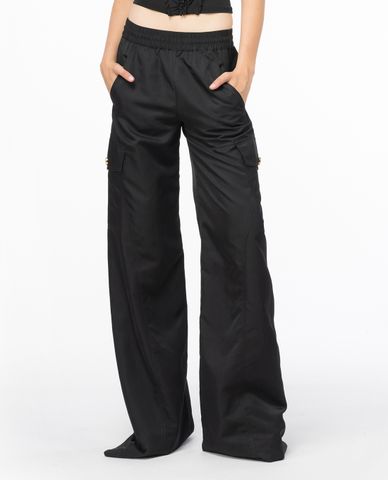  PINKO - Quần nữ ống rộng lưng thấp Pocoyo 