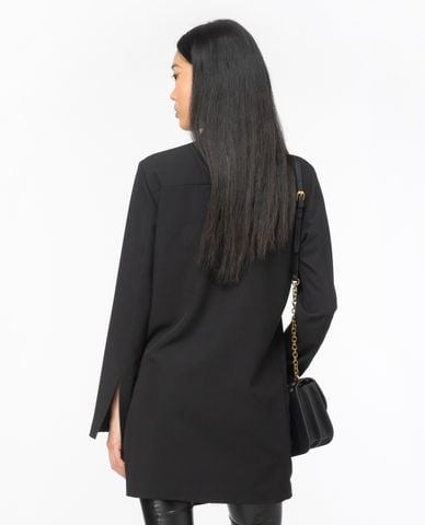  PINKO - Đầm mini cổ gập tay dài Arcanine 