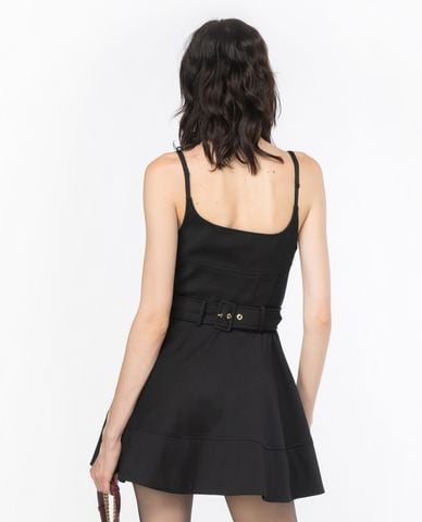  PINKO - Đầm hai dây mini xếp li Alcide 