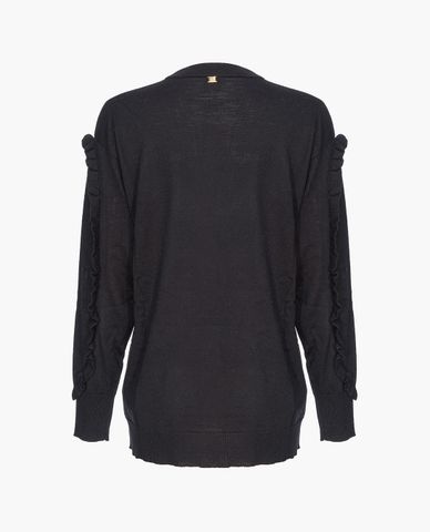  PINKO - Áo khoác cardigan nữ cổ V tay dài Agnello 