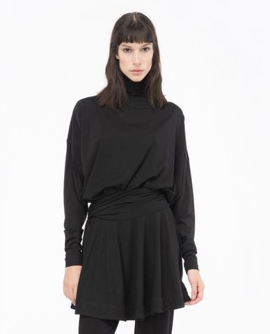  PINKO - Đầm mini cổ lọ tay dài Atom 