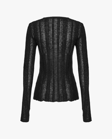  PINKO - Áo dệt kim nữ tay dài Sanguisuga 