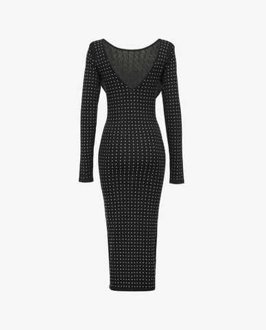  PINKO - Đầm bút chì tay dài Micro Studs 