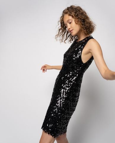  PINKO - Đầm body sát nách Sequin 