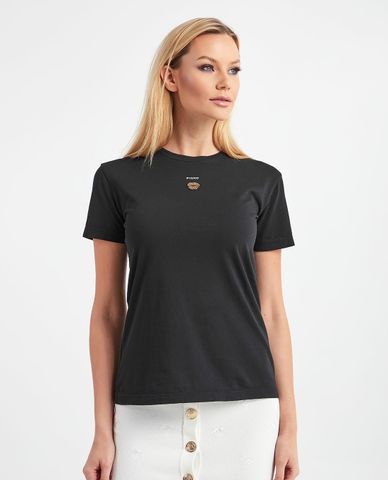  PINKO - Áo thun nữ cổ tròn ngắn tay Trapani 