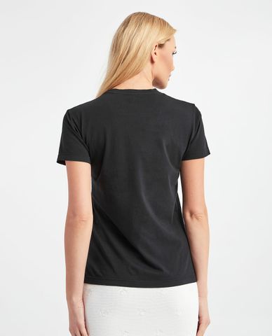  PINKO - Áo thun nữ cổ tròn ngắn tay Trapani 