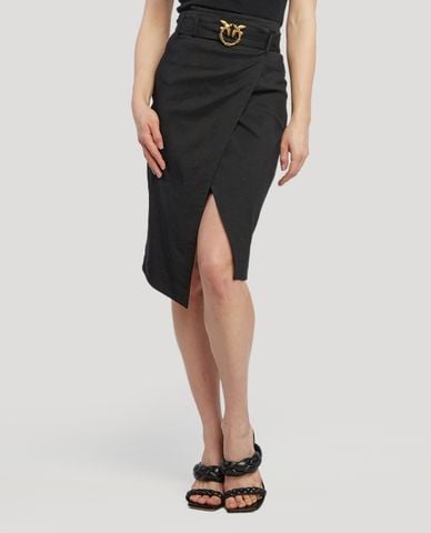  PINKO - Chân váy bút chì midi phối thắt lưng thời trang Ivra 