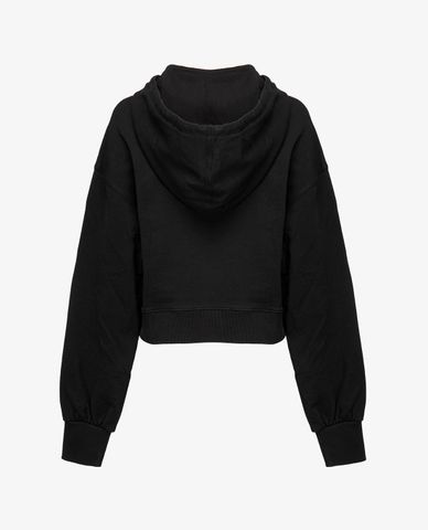  PINKO - Áo hoodie nữ tay dài phom ngắn Mogliano 1 