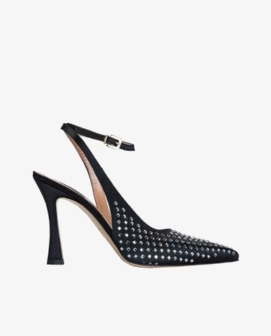  PINKO - Giày sandals cao gót nữ slingbacks mũi nhọn Basilico 