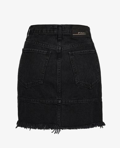  PINKO - Chân váy mini denim đính hạt 