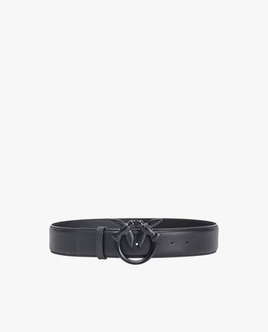  PINKO - Thắt lưng bản mảnh phối logo Love Berry H4 