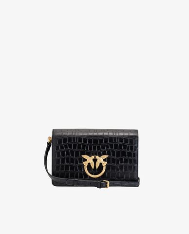  PINKO - Túi đeo vai nữ chữ nhật Love Click Classic 