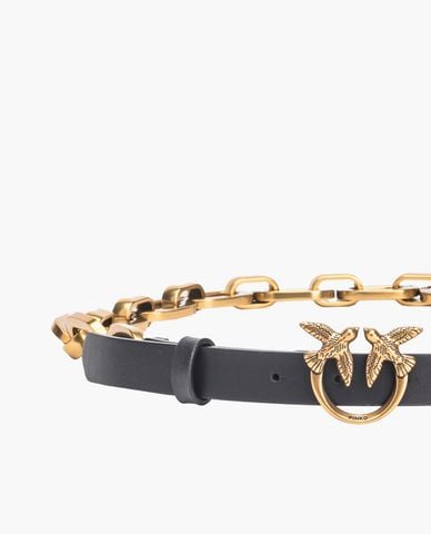  PINKO - Thắt lưng nữ bản nhỏ Thin Love Birds 