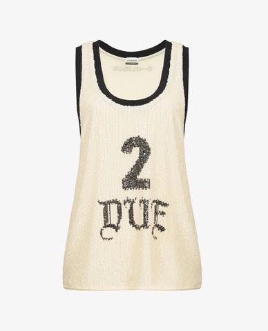  PINKO - Áo ba lỗ nữ Discodance 