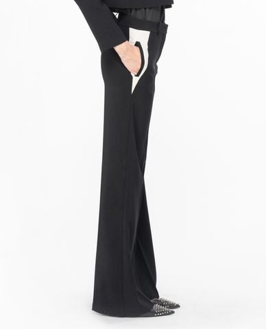  PINKO - Quần nữ ống rộng lưng cao Ottetto 