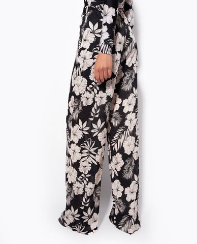  PINKO - Quần nữ ống rộng lưng thun Pacato 