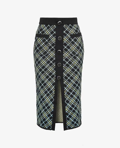  PINKO - Chân váy bút chì thời trang phối nút tròn Alteo 