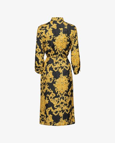  PINKO - Đầm midi sơ mi cổ bẻ tay lỡ Adalina 