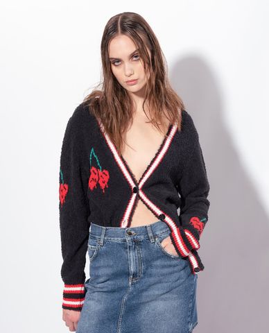  PINKO - Áo khoác cardigan nữ tay dài Realgar 