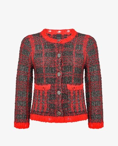  PINKO - Áo khoác tay dài phối nút cài Belcolore 