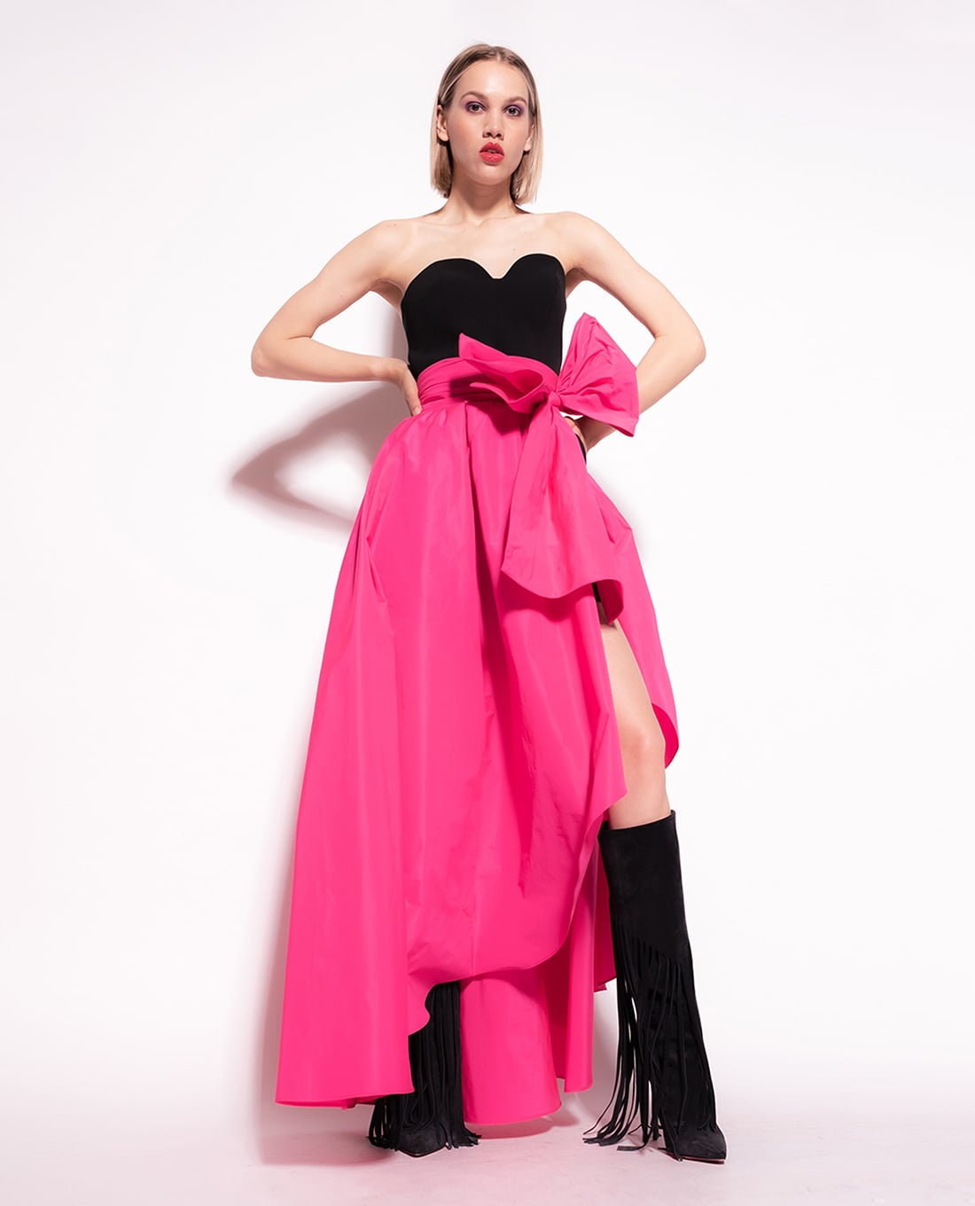 PINKO - Đầm hai mảnh phối playsuit Borneo