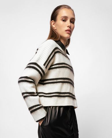  PINKO - Áo len nữ tay dài phom suông Barbera 