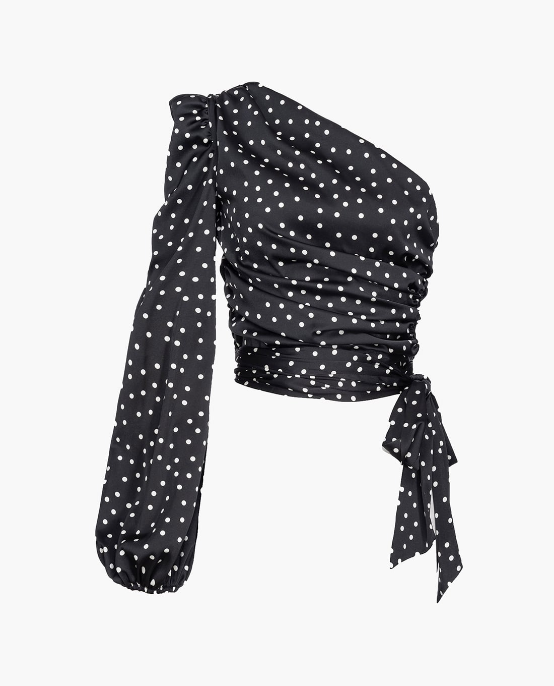 PINKO - Áo kiểu nữ lệch vai tay dài Thira