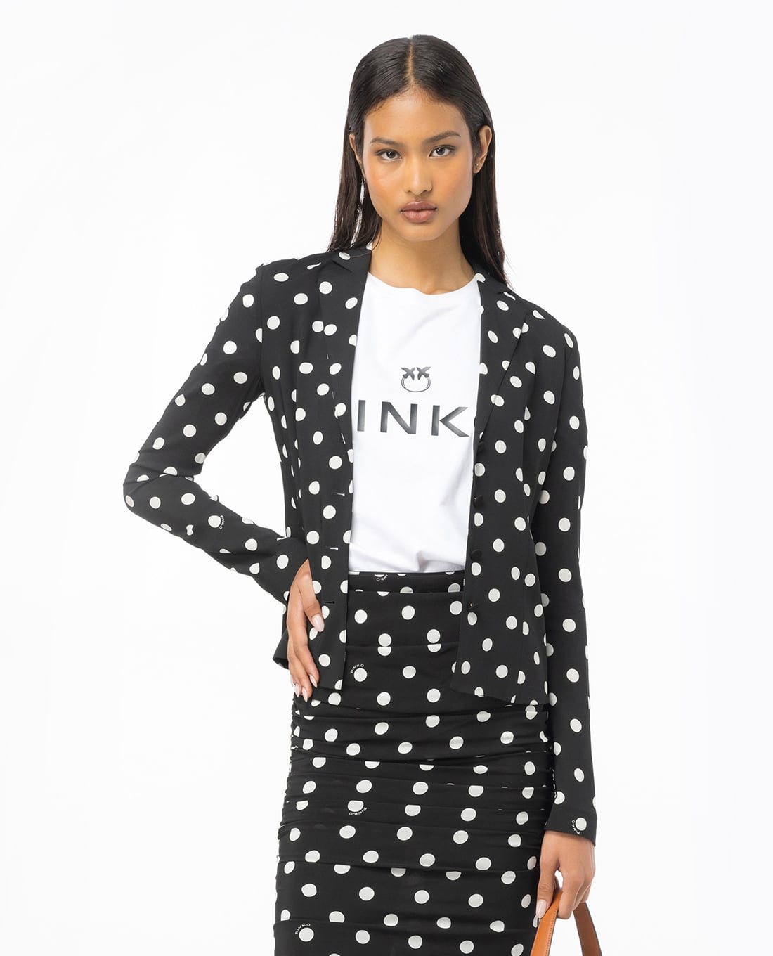 PINKO - Áo blazer nữ phom ôm Flusso