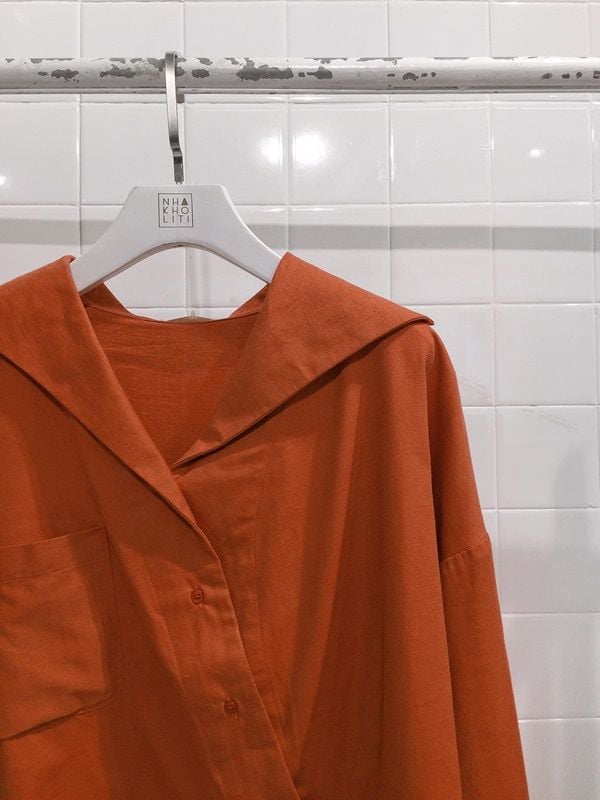 ÁO SƠ MI VẢI OXFORD WASHED CỔ CÀI NÚT NAM S TRẮNG  MUJI