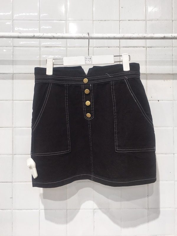 5 mẫu chân váy bò dài thần thánh và cách phối đồ với chân váy jeans dài  thời thượng