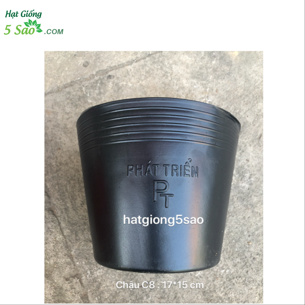 Chậu nhựa dẻo C8