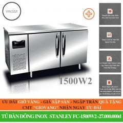 TỦ ĐÔNG INOX THE COOL STANLEY FC-1500W2