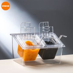 BỘ KHAY NHỰA PC - 2 KHAY 1/6*15CM