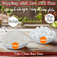 TRÂN CHÂU NHÂN DỪA - TOPPING NHÀ LÀM