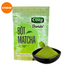 BỘT TRÀ XANH/MATCHA BARISTA COZY 200GR