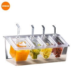 BỘ KHAY NHỰA PC - 1 KHAY 1/6 VÀ 3 KHAY 1/9*15CM