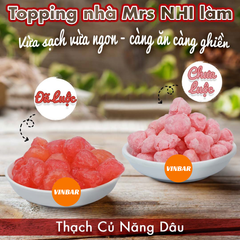 THẠCH CỦ NĂNG ÁO BỘT - TOPPING NHÀ LÀM