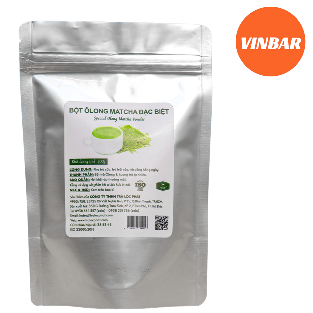 BỘT ÔLONG MATCHA ĐẶC BIỆT LỘC PHÁT 200GR