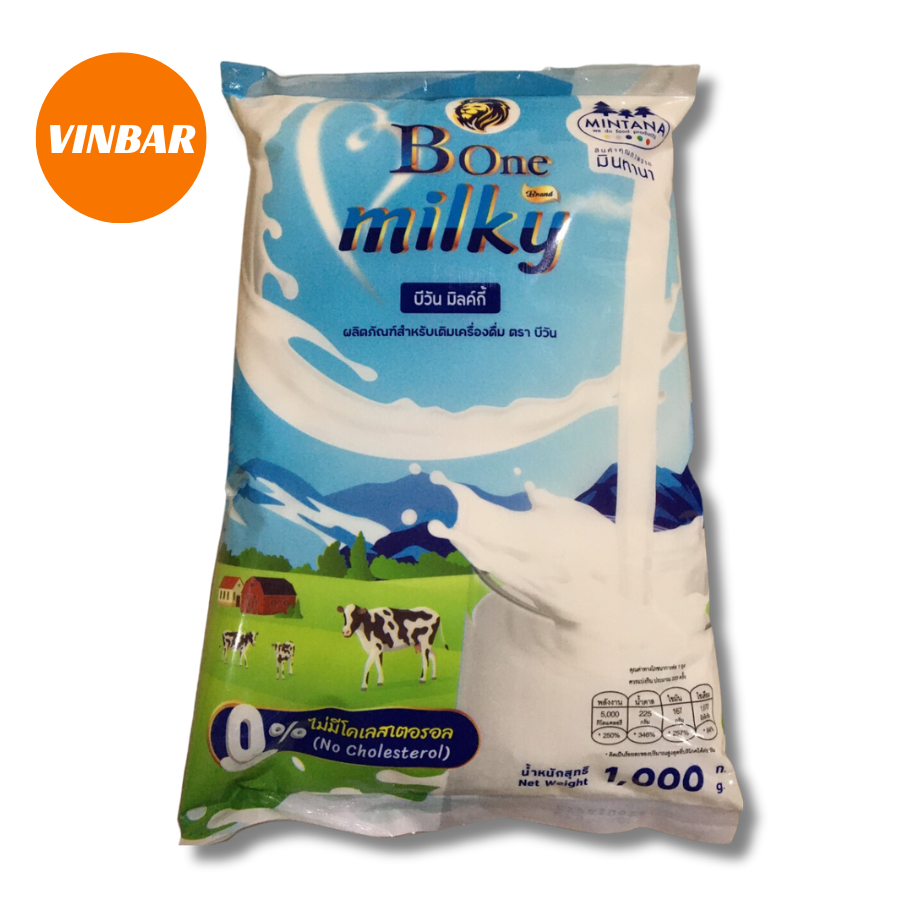 BỘT KEM PHA CHẾ ĐA DỤNG MILKY 1KG (12 Gói/ Thùng)