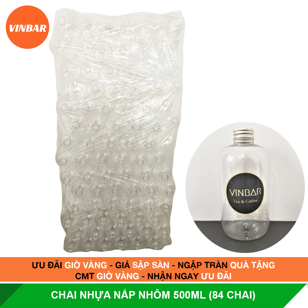 CHAI NHỰA NẮP NHÔM 500ML (LỐC 88 CHAI)