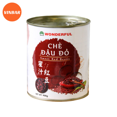 CHÈ ĐẬU ĐỎ WONDERFUL 900 GR (12 LON/THÙNG)