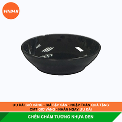 CHÉN CHẤM TƯƠNG NHỰA ĐEN