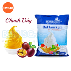 BỘT LÀM KEM TƯƠI BENUSCREAM VỊ CHANH DÂY